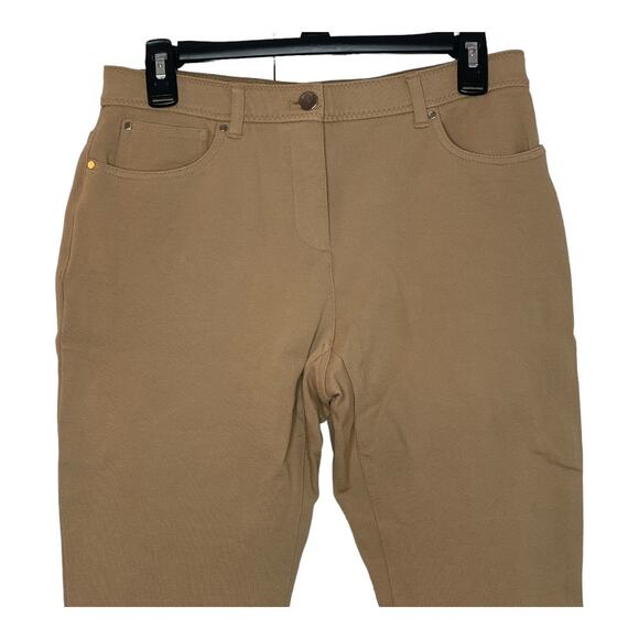 Chico's So Slimming Tan Stretch Pants Size 0 Regular (Small/4) - Picture 2 of 6